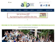 Tablet Screenshot of aiip.org